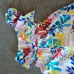 2 piece top and shorts